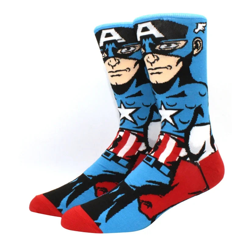 Modische Anime-Socken – Lustiger Hip-Hop-Stil mit hochwertigen Cartoon-Mustern