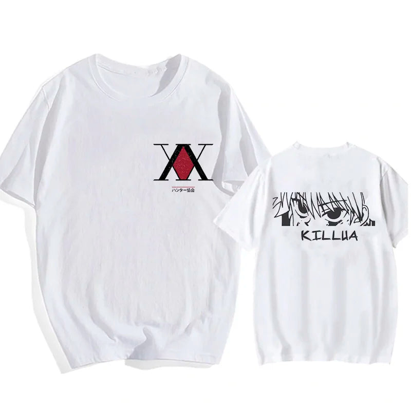 Kawaii Hisoka & Killua T-Shirt Hunter X Hunter Devil Eye Cartoon Anime Tee
