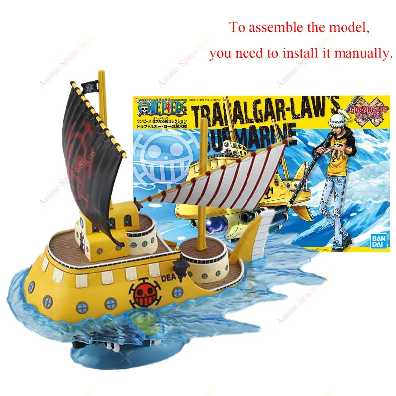 18cm Anime One Piece Figur Piratenschiff Spielzeug Actionfiguren