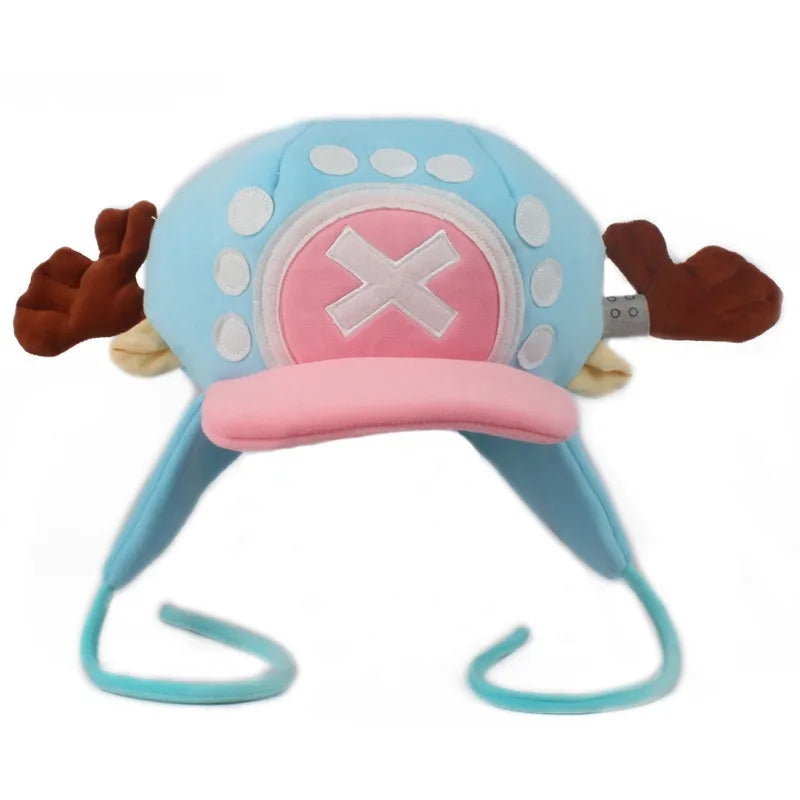 Anime Kawaii Chopper Plüsch Cosplay Mütze – Baumwoll Wintermütze für Erwachsene, Unisex Modeaccessoires