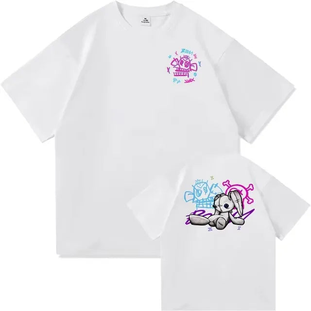 Jinx Arcane Monkey T-Shirt – Women’s Anime Cosplay Grunge Aesthetic Tee