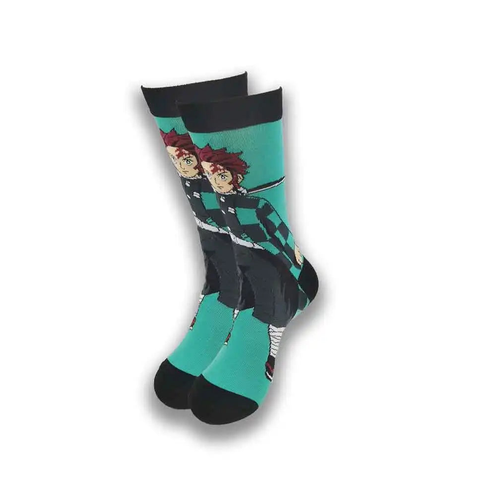 Anime Cosplay Lange Socken – Wadensocken im Hip-Hop-Stil für Männer und Frauen