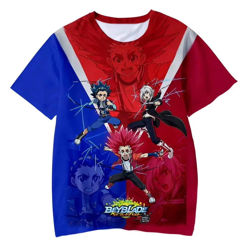 Oversized Beyblade Anime Tee
