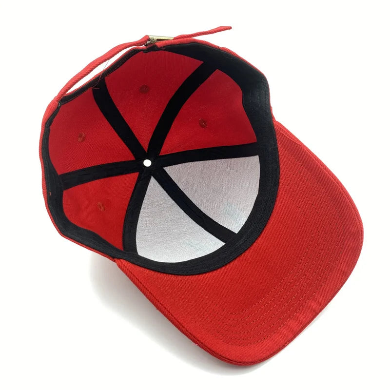 Anime Captain Tsubasa Wakabayashi Genzo Baseballkappe – Rote lässige Cosplay-Mütze für Unisex