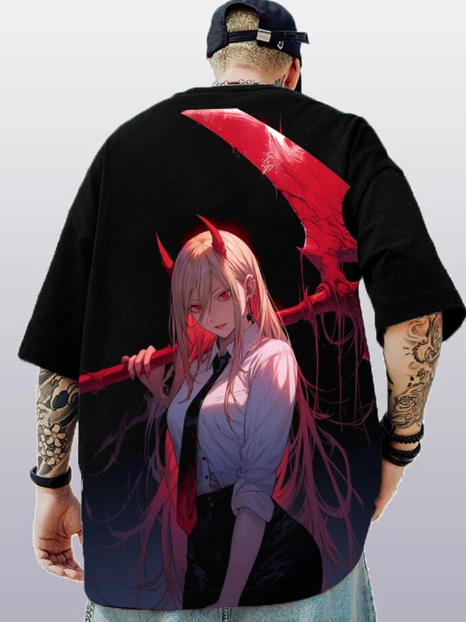 T-shirt tendance style streetwear animé