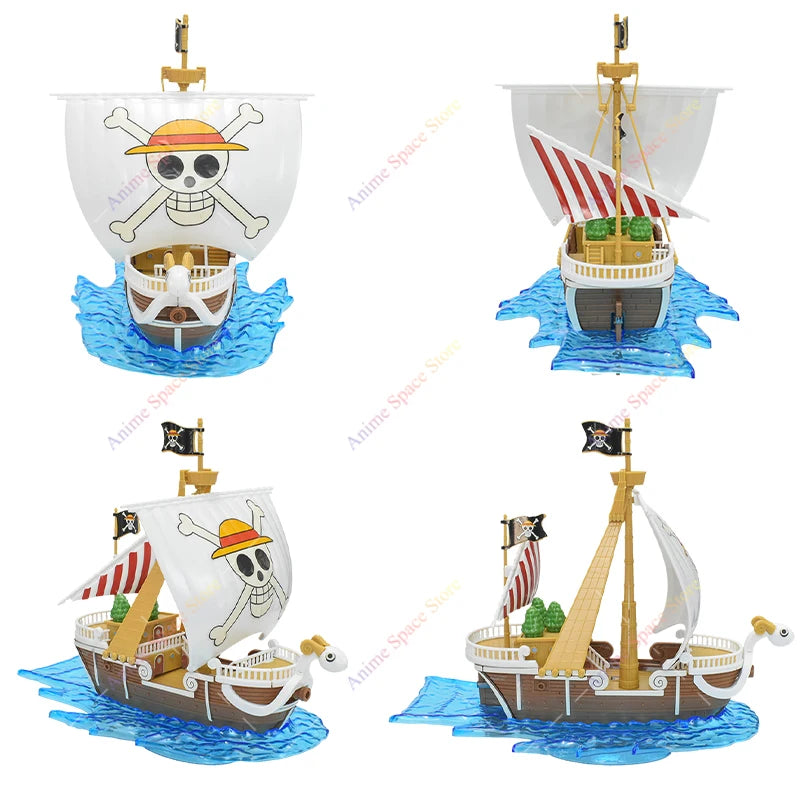 18cm Anime One Piece Figur Piratenschiff Spielzeug Actionfiguren