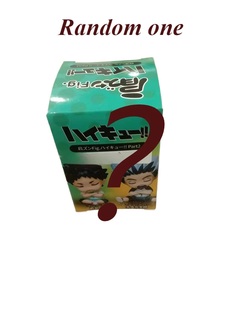 Anime Haikyuu 4 pièces figurines Bokuto Kotaro Akaashi Keiji Oikawa Tooru Iwaizumi Hajime 6 cm figurines