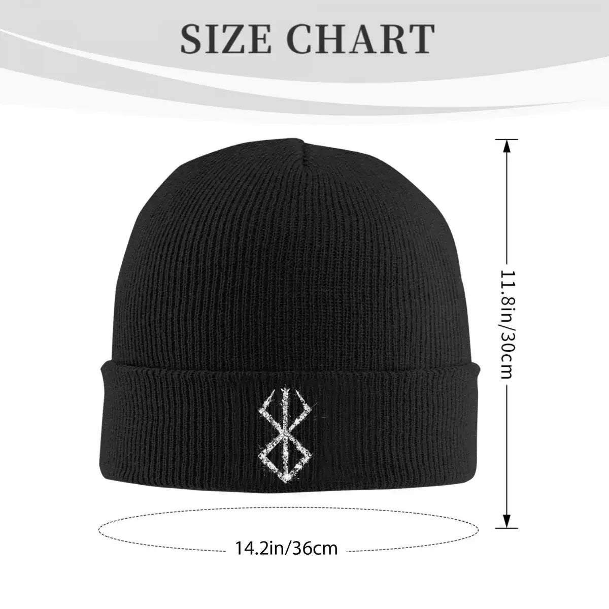 Bonnet tricoté Berserk Symbol – Casquette Anime chaude pour hommes et femmes