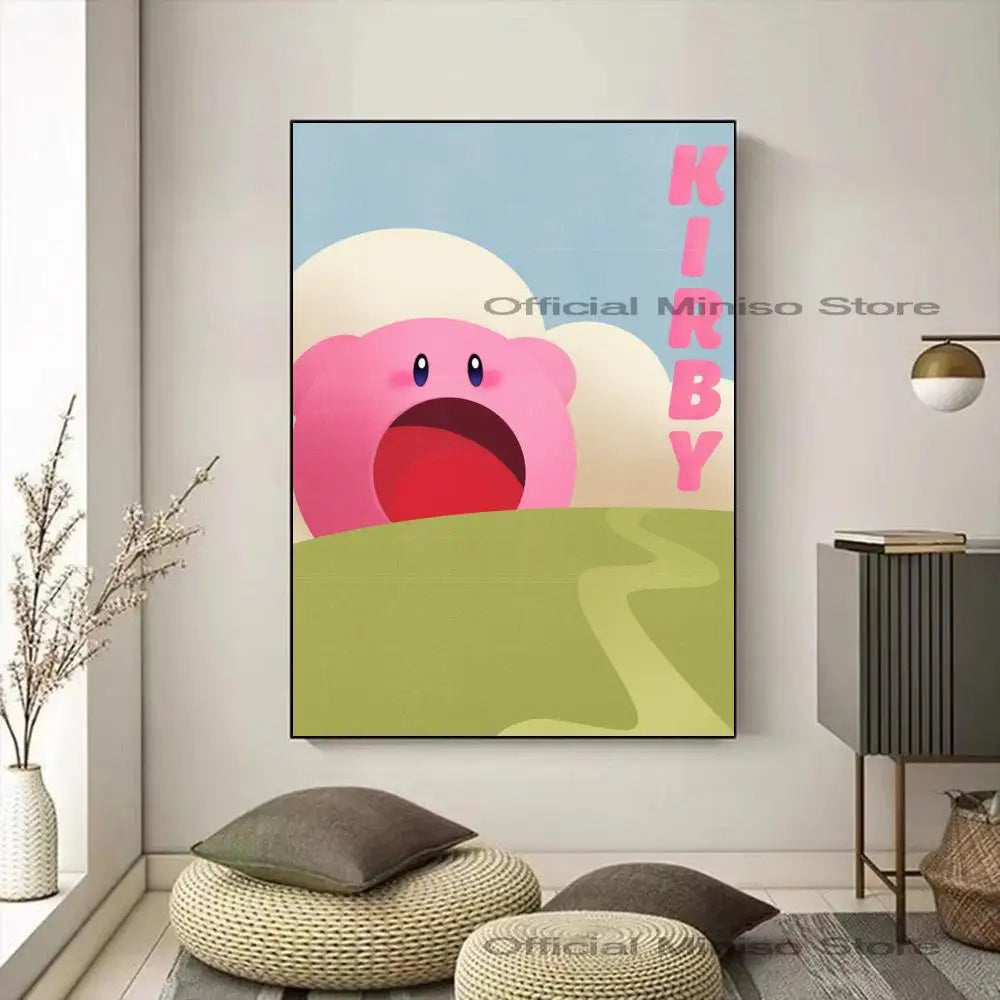 Cartoon Cute K-Kirby Poster Paper Print Art Painting Decoration