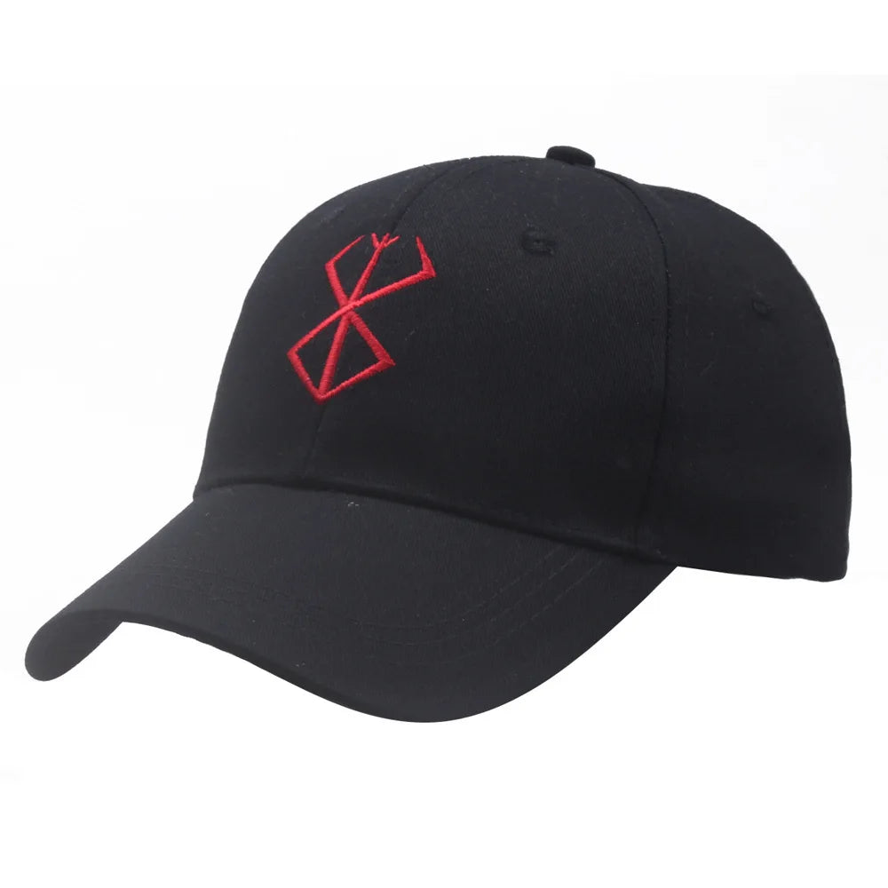 Anime-Baseballkappe, Cosplay – bestickte verstellbare Mütze für Unisex, Outdoor-Sport & Requisiten