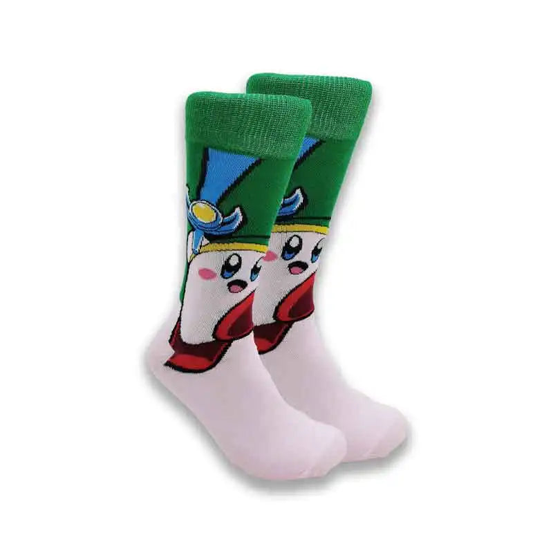 Cartoon-Langsocken – Fröhliche Anime-Crew-Socken mit coolen Street-Fashion-Designs