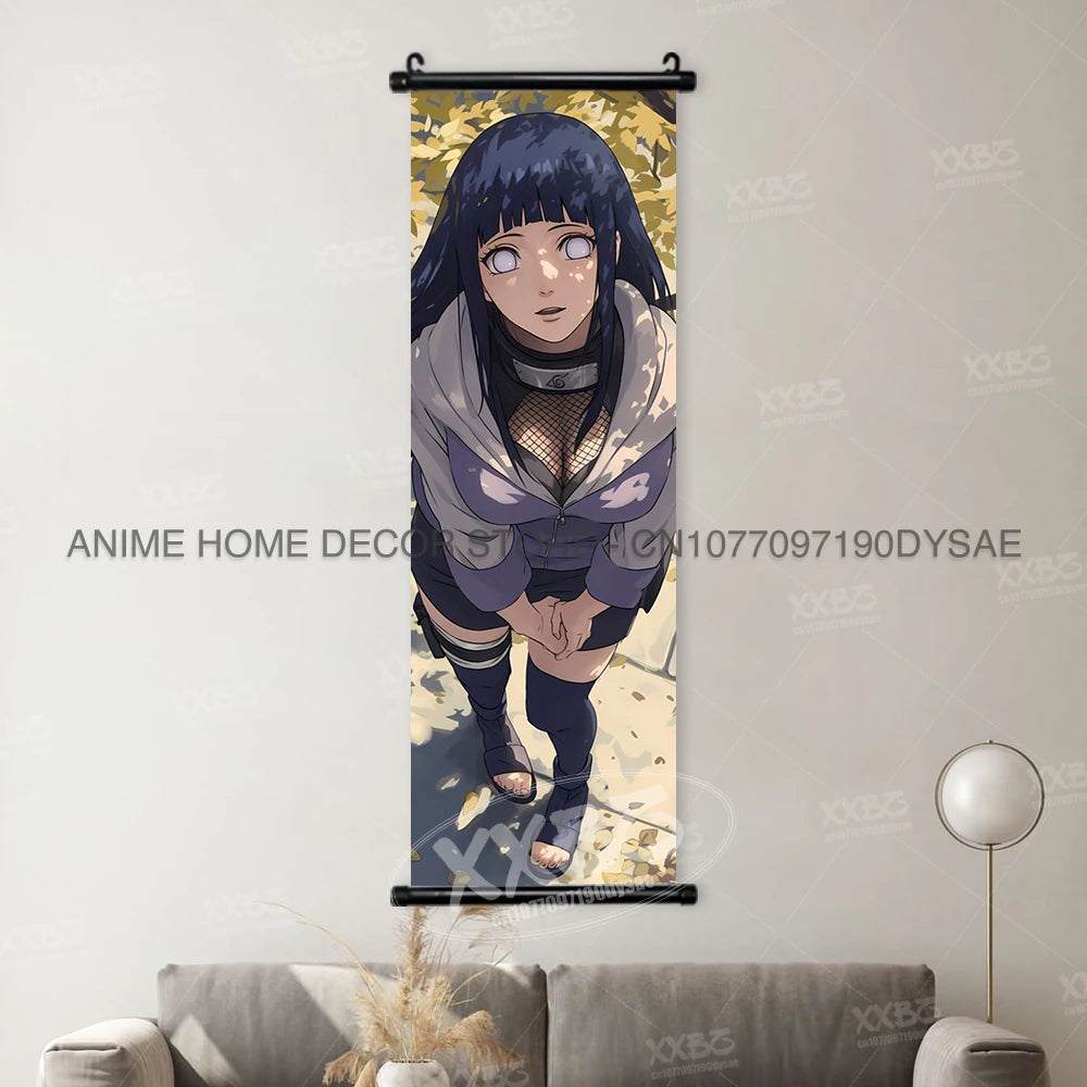 Naruto Posters Scroll Wall Decor Anime Hanging Nara Shikamaru Art Paintings Orochimaru