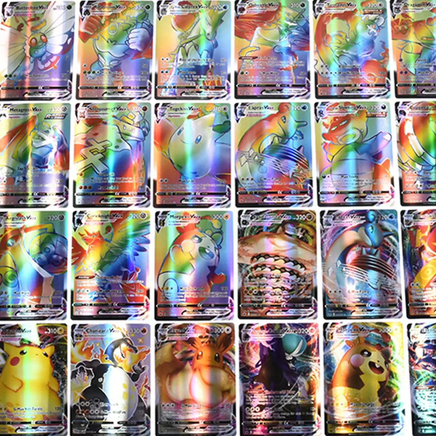 5–300 Stück Pokemon-Karten in Französisch und Englisch, mit 300 Gx, 360 V Max, VMAX, 100 Tag Team