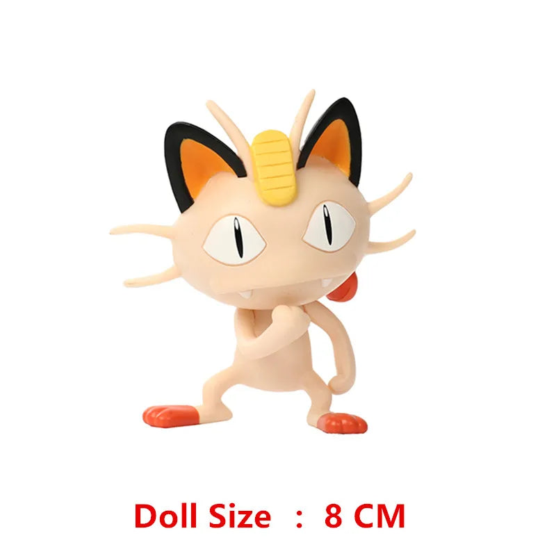 Pokemon 4-13Cm Neue Cartoons Film Anime Figur Pikachu Mewtwo Action Modell Spielzeug