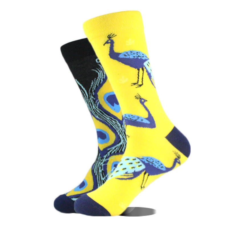 AB Happy Cotton Chaussettes amusantes Panda Duck Crazy Design Sokken
