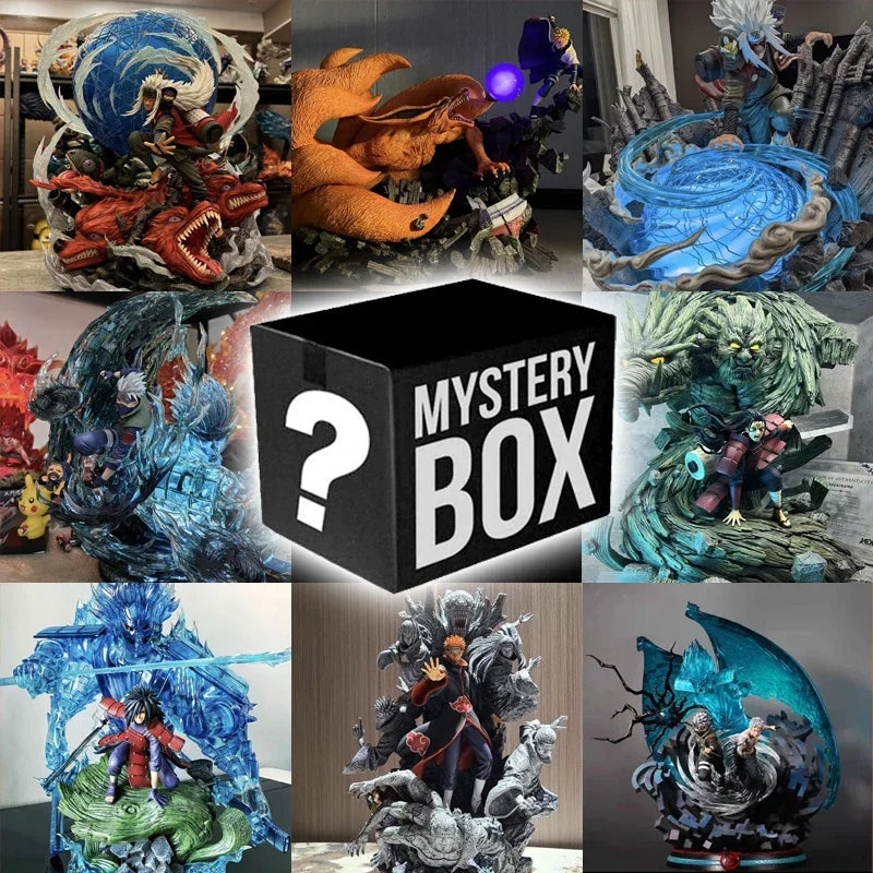 Naruto Blindbox-Figuren – Kakashi & Sasuke Mystery Box, exquisites Anime-Sammelgeschenk