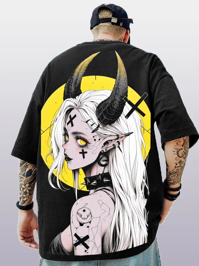 T-shirt tendance style streetwear animé