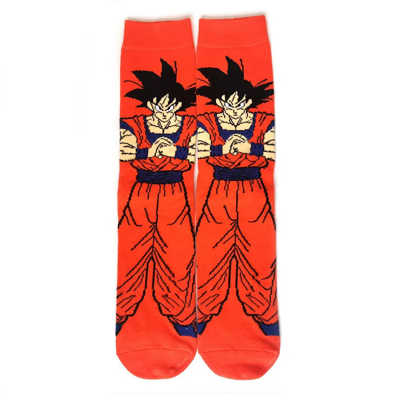 Socken mit Anime-Cartoon-Charakteren für Herren – Cosplay-Skateboard-Stil