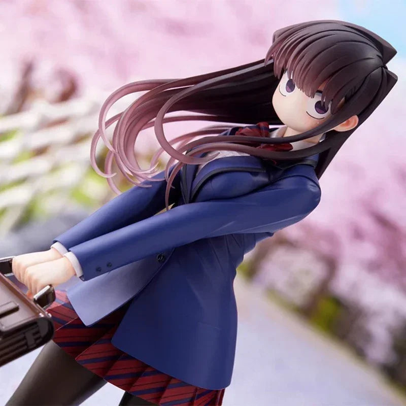 Figurine Anime Komi Shouko de 25 cm - Modèle en PVC en uniforme de Can't Communicate | Figurine d'action Kawaii Komi-san et ornement cadeau