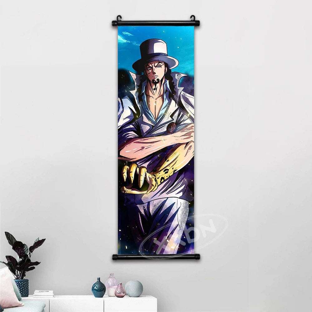 One Piece Anime Wall Art Interior Canvas Prints Zoro Painting Luffy Gear 5 Poster