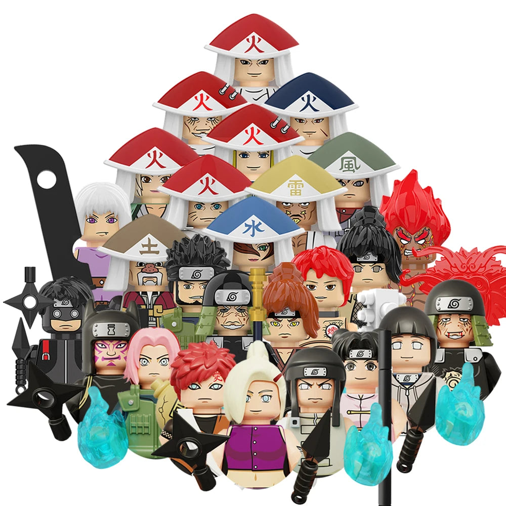 24PCS Anime Cartoon Mini Brick Figuren – Kompatibler Baustein zu