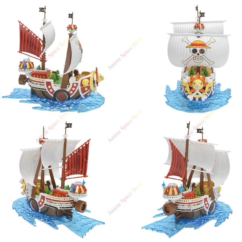 18cm Anime One Piece Figur Piratenschiff Spielzeug Actionfiguren