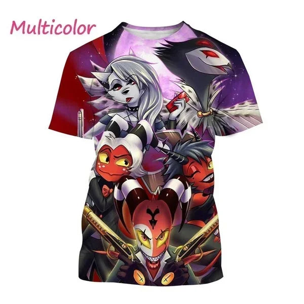 T-shirt Helluva Boss imprimé en 3D