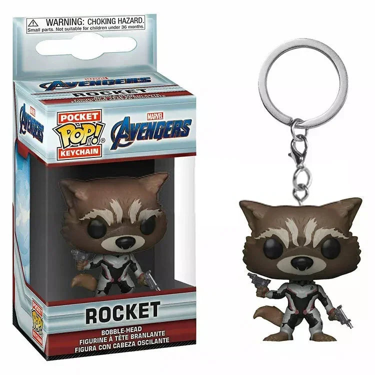 Funko POP Schlüsselanhänger Endgame Captain Venom Deadpool Iron Man Schlüsselanhänger Actionfiguren Spielzeug