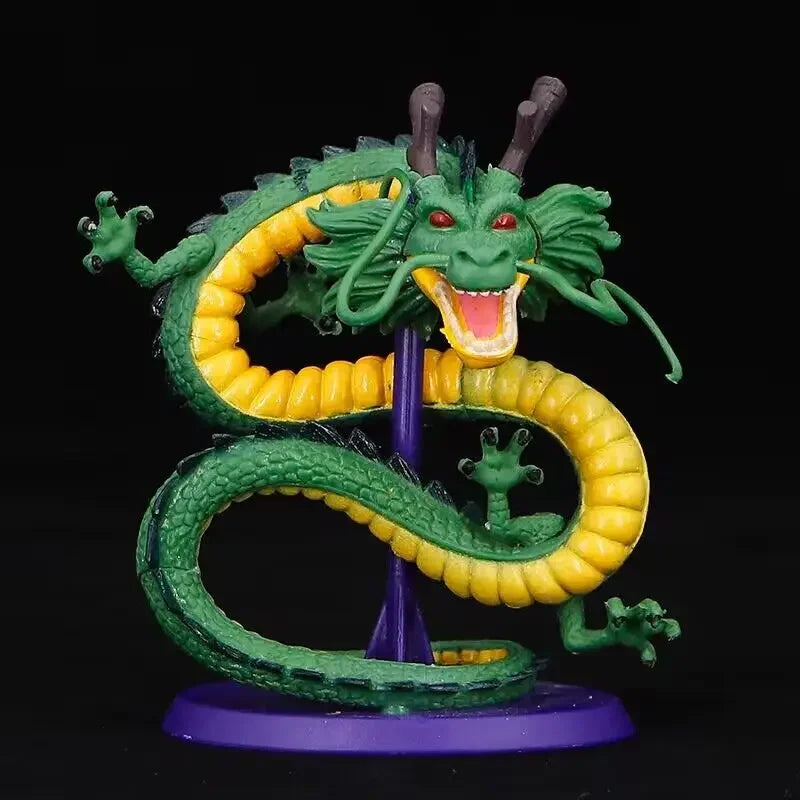 12 cm große Dragon Ball Cyan Shenron Figur – handgefertigtes Anime-Modellspielzeug und Geburtstagsdekorationsgeschenk