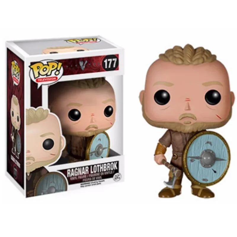 NEW Funko POP Vikings Figures - Lagertha #178, Ragnar Lothbrok #177, Seer #181 | Vinyl Collectible Toys