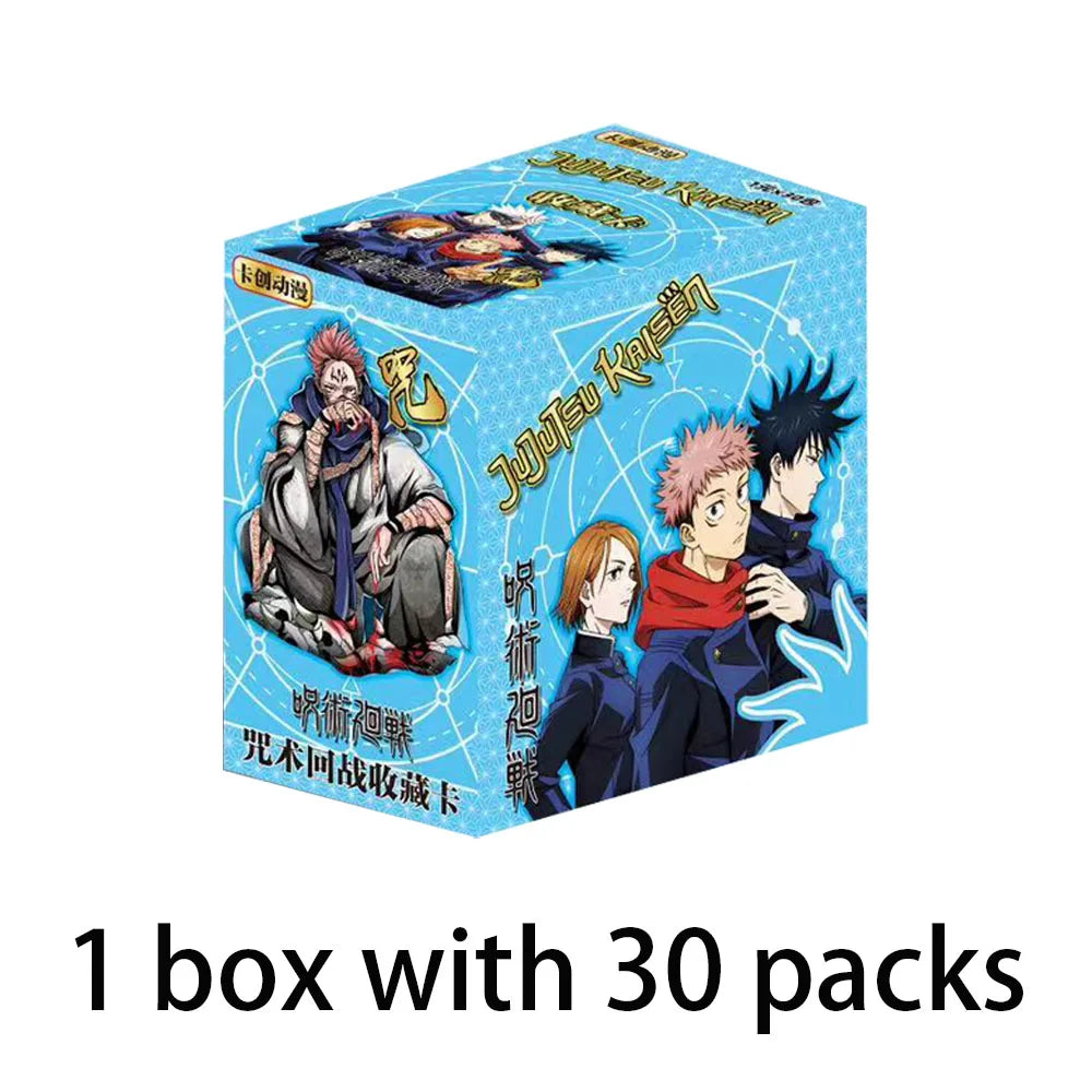 New Jujutsu Kaisen Collection Cards Japanese Anime Booster Box