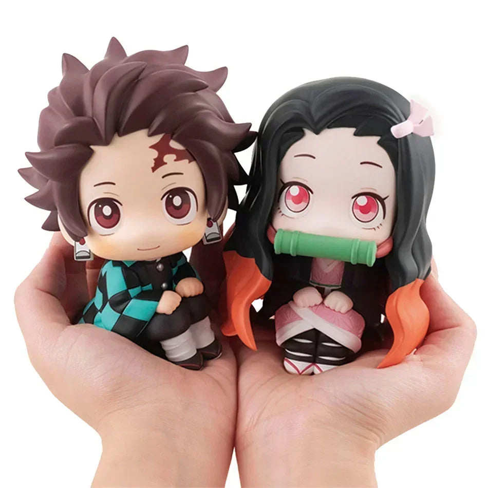 Figurines Demon Slayer Looking Up – Kamado Tanjirou & Nezuko MH Modèles de jouets à collectionner