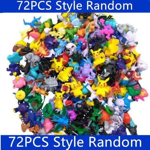 1-144 PCS Pokémon Gift Box – Christmas Action Figure Set with Genuine Pikachu & More Toys for Kids
