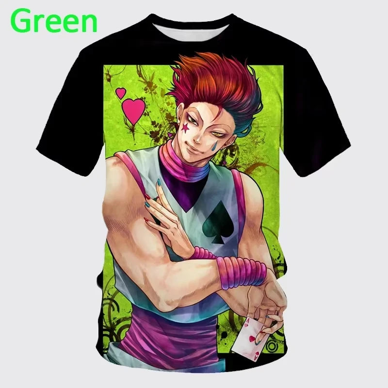 Hunter X Hunter 3D Print T-Shirt – Unisex Summer Fashion Harajuku Streetwear Tee