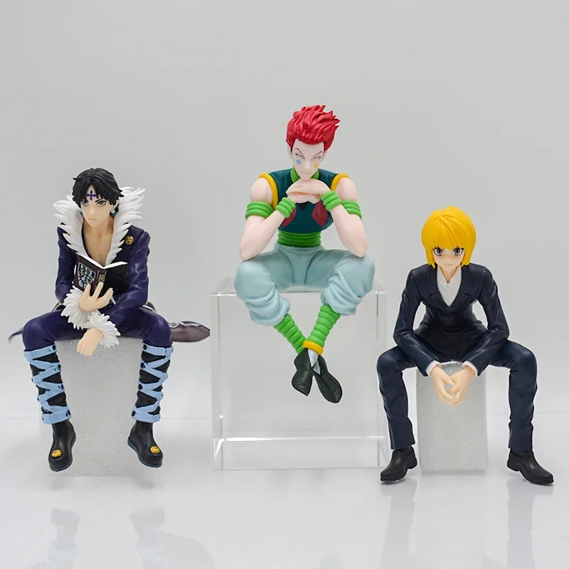 13 cm Hunter x Hunter Gon Freecss & Killua Zoldyck Noodle Stopper Actionfiguren – Sammlerstück aus PVC, Modellpuppenspielzeug