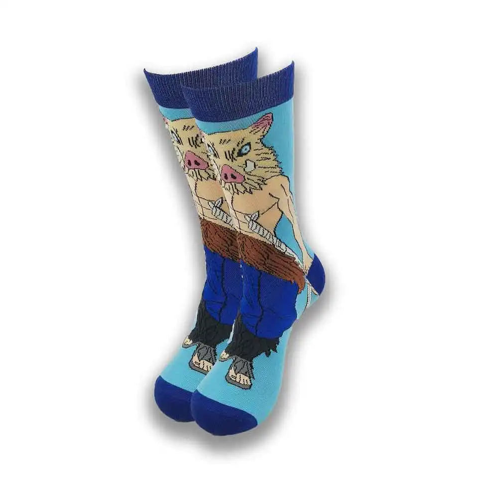 Anime Cosplay Lange Socken – Wadensocken im Hip-Hop-Stil für Männer und Frauen