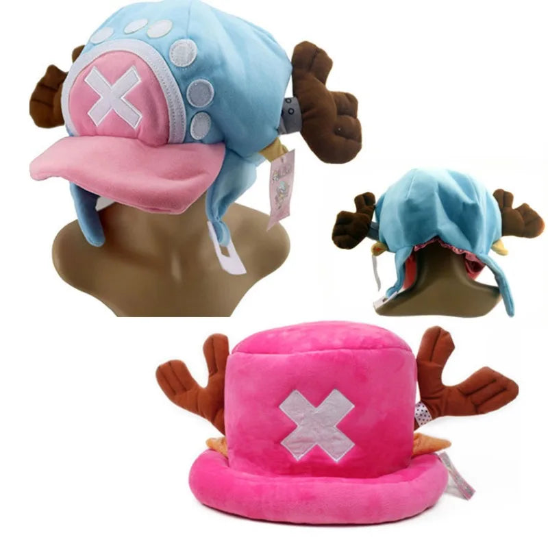 Anime Kawaii Chopper Plüsch Cosplay Mütze – Baumwoll Wintermütze für Erwachsene, Unisex Modeaccessoires