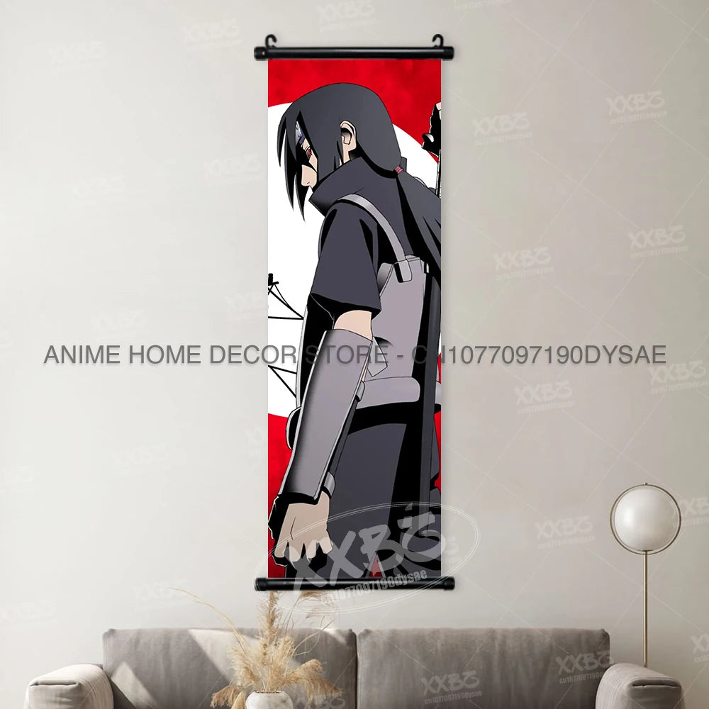 Naruto Posters Scroll Wall Decor Anime Hanging Nara Shikamaru Art Paintings Orochimaru
