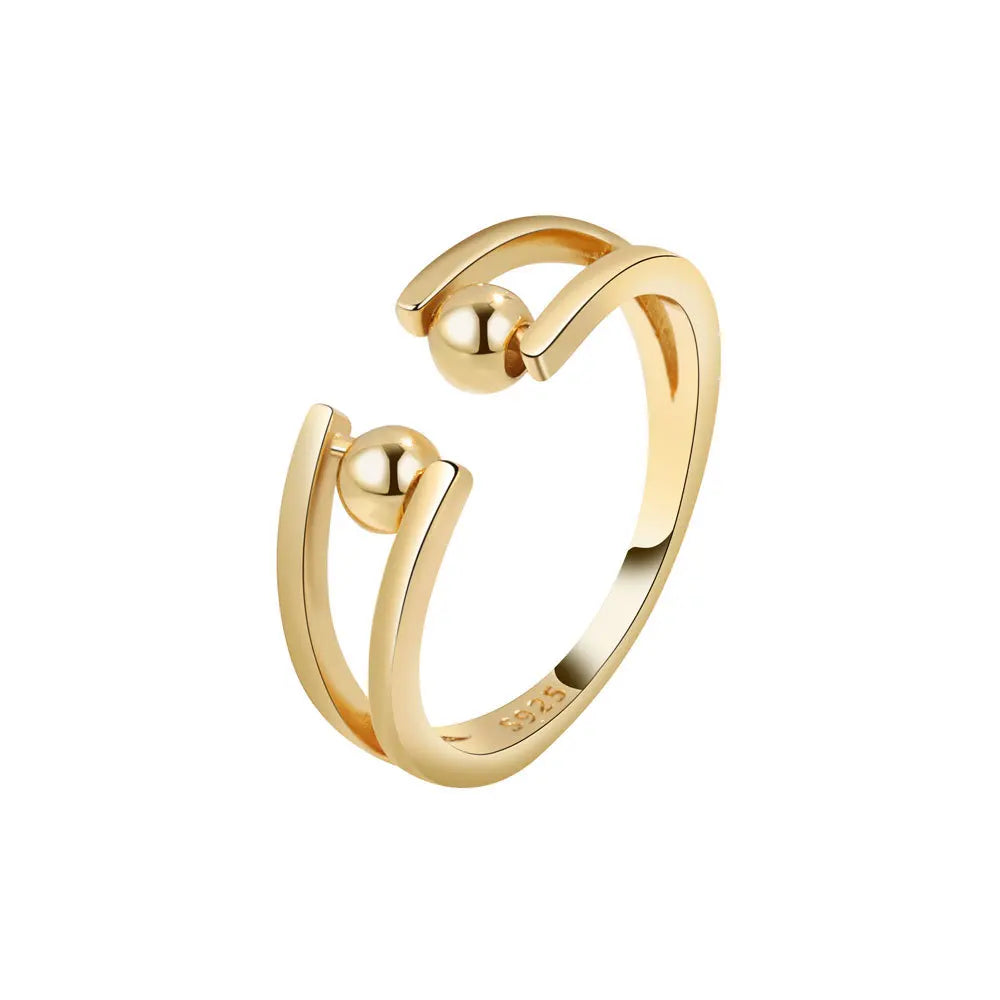 SMJEL Anti-Stress-Angst-Fidget-Spinner-Ring – verstellbarer rotierender Schmuck für Frauen | Entspannung und stilvolle Geschenke