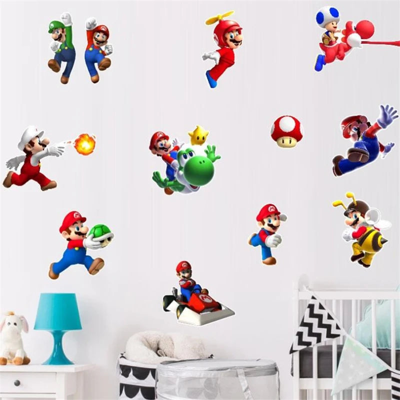 3D Cartoon game wall sticker wall decoration