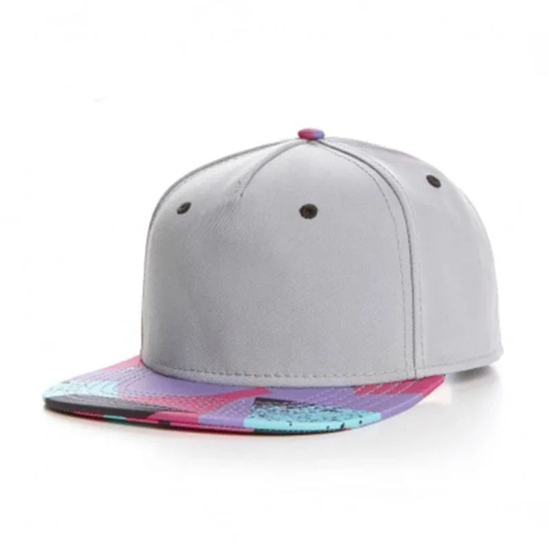 PANGKB Difuzed Cartoon Big Eyes Cookie Bite Snapback-Mütze – Verstellbare Outdoor-Sportkappe
