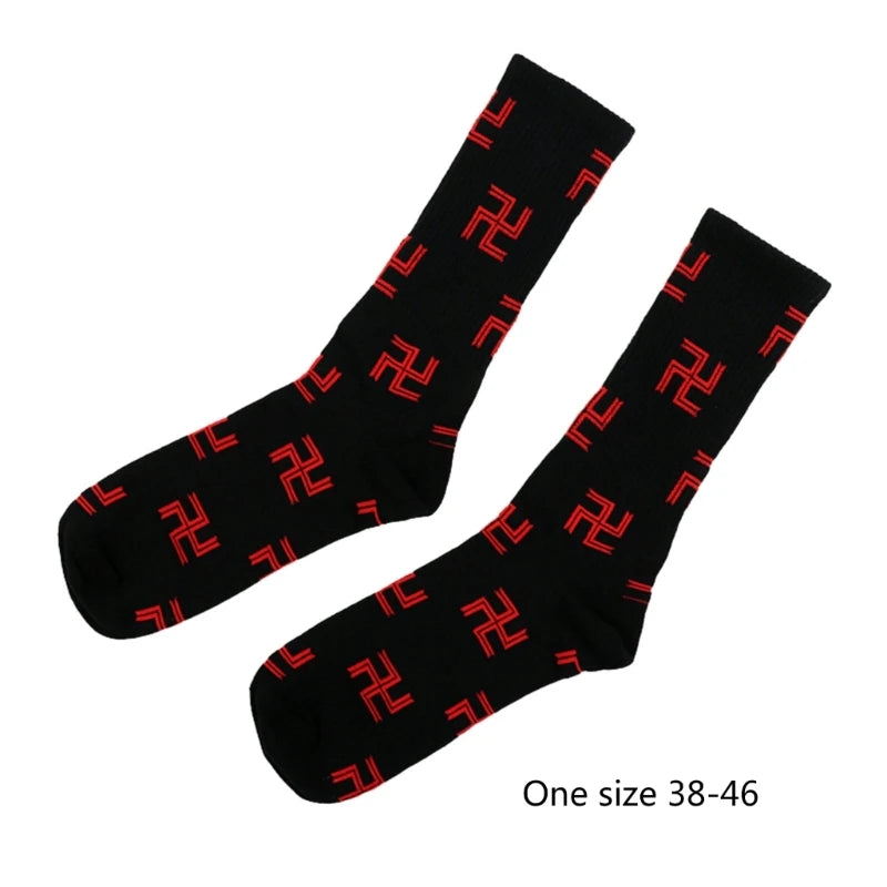 Socken mit Anime-Aufdruck „Tokyo Swastika“