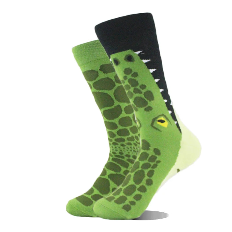 AB Happy Cotton Chaussettes amusantes Panda Duck Crazy Design Sokken