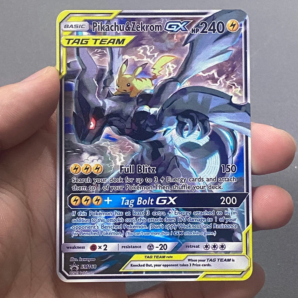 Pokemon Metall Karten Englisch Anime Pikachu Charizard Vmax GX V Buchstaben Spiel Sammlung Karte Kind