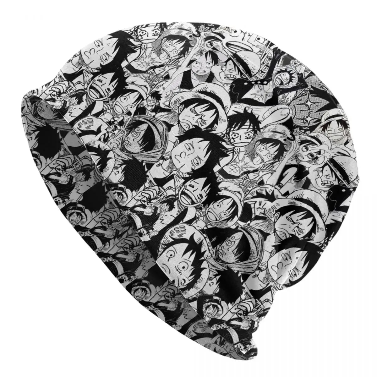 Trafalgar Law One Piece Cap – Anime Fashion Unisex Ski Skullies Beanie | Warme elastische Thermomütze für den Frühling