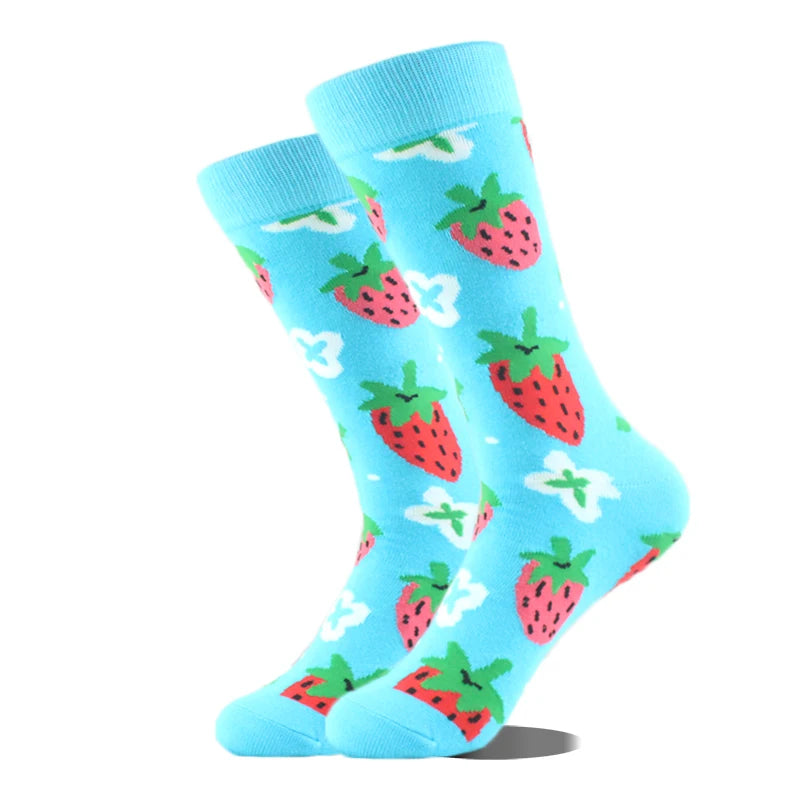 Design Ente Lustige Socken Männer Glücklich Musik Bier Zahn Panda Pinguin