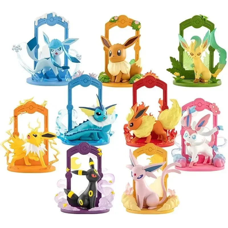 Original Pokemon Spielzeug 9 Stile Eevee Sylveon Umbreon Vaporeon Glaceon Flareon Action Figur Kawaii Anime Spielzeug