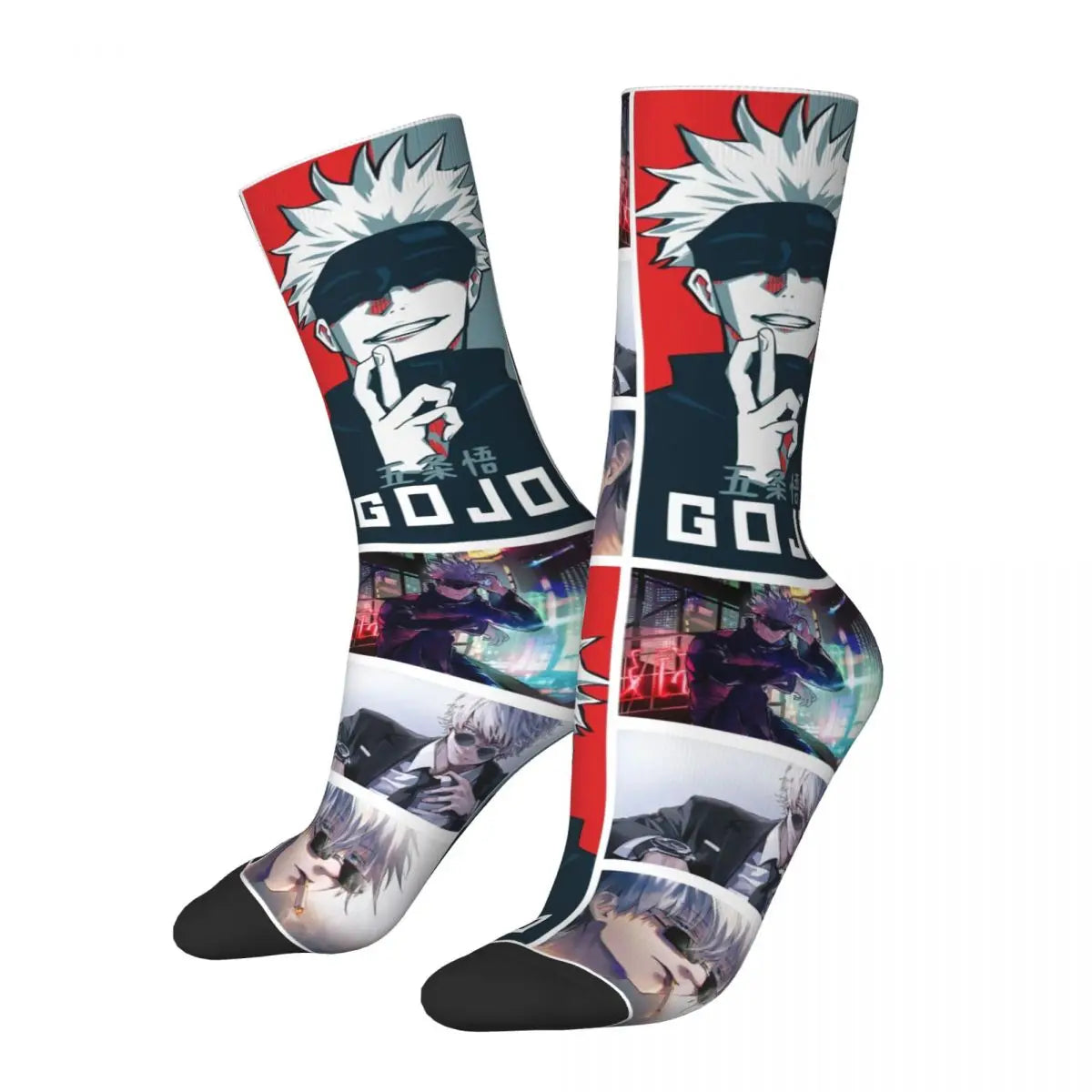Jujutsu Kaisen Anime Socken, Satoru Gojo Unisex Socken W