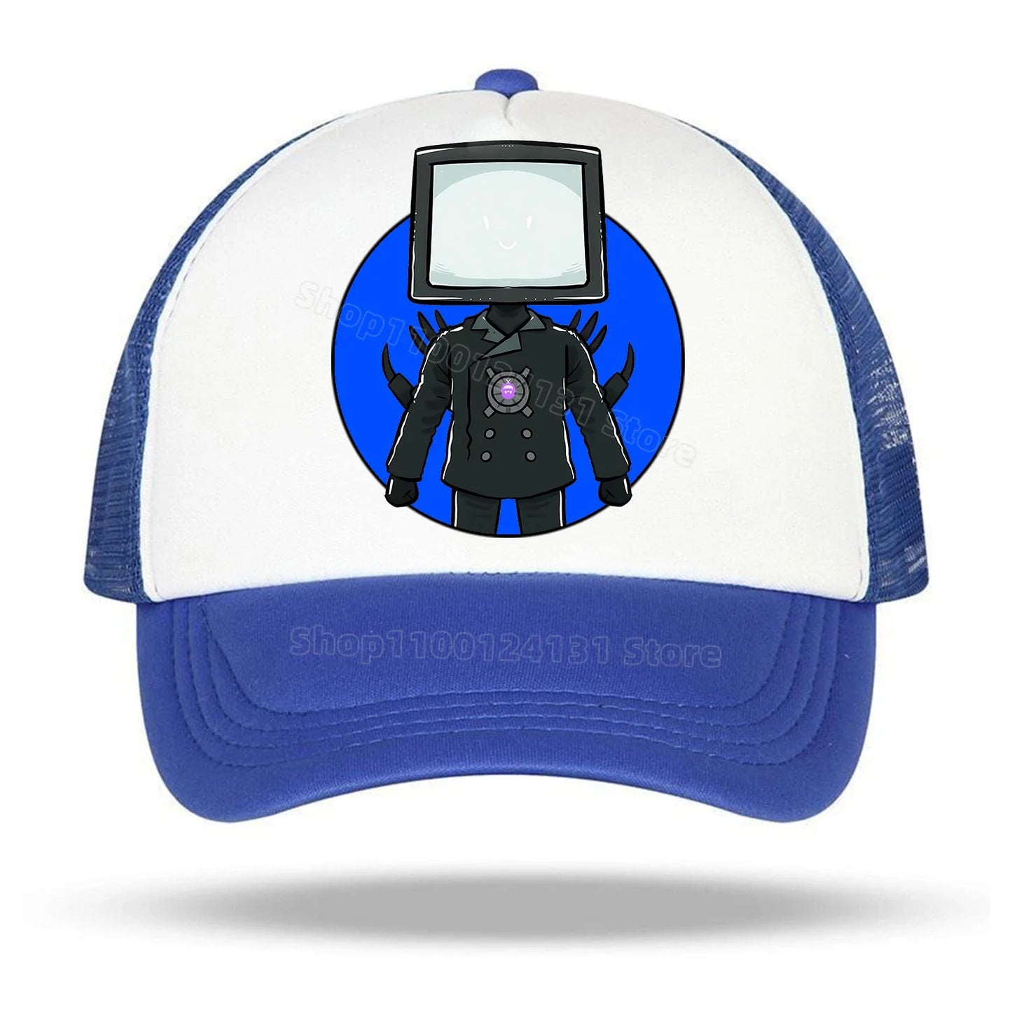 TV Man Skibidi Toilet Baseball Cap - Sommermütze aus Baumwolle für Kinder & Erwachsene | Anime-inspirierte Mode