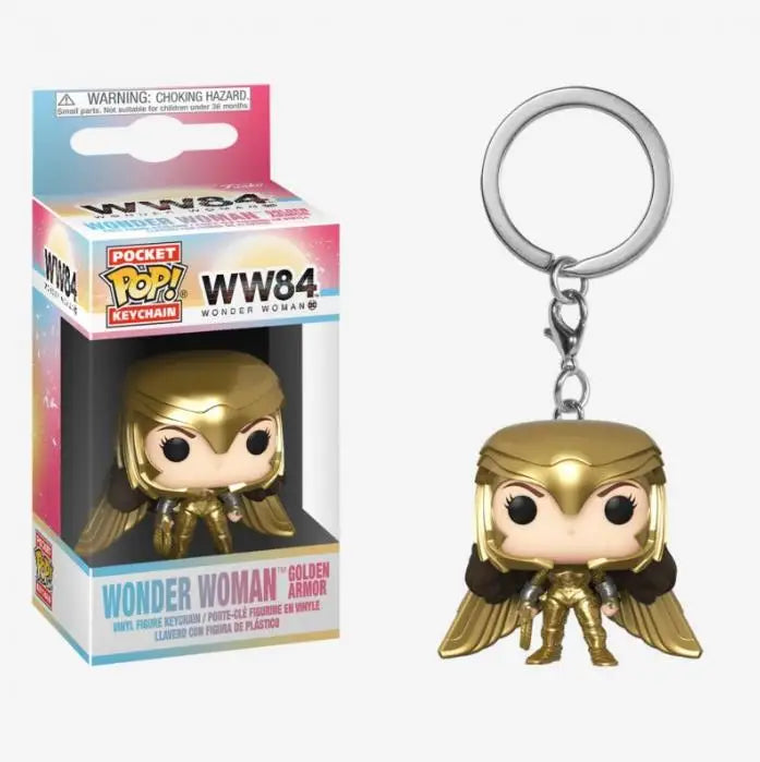 19 Styles Funko Keychain Wonder Woman POP Action Figure Collection Toys